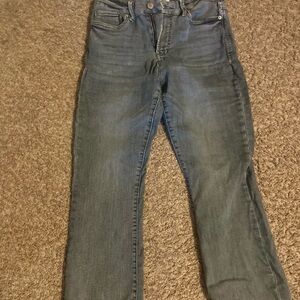 Dear John Women's Straight Leg Jeans in Medium Blue Wash